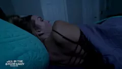 Curvy Milf Kymber Leigh futurează vitregul care își depășește frica tunetului